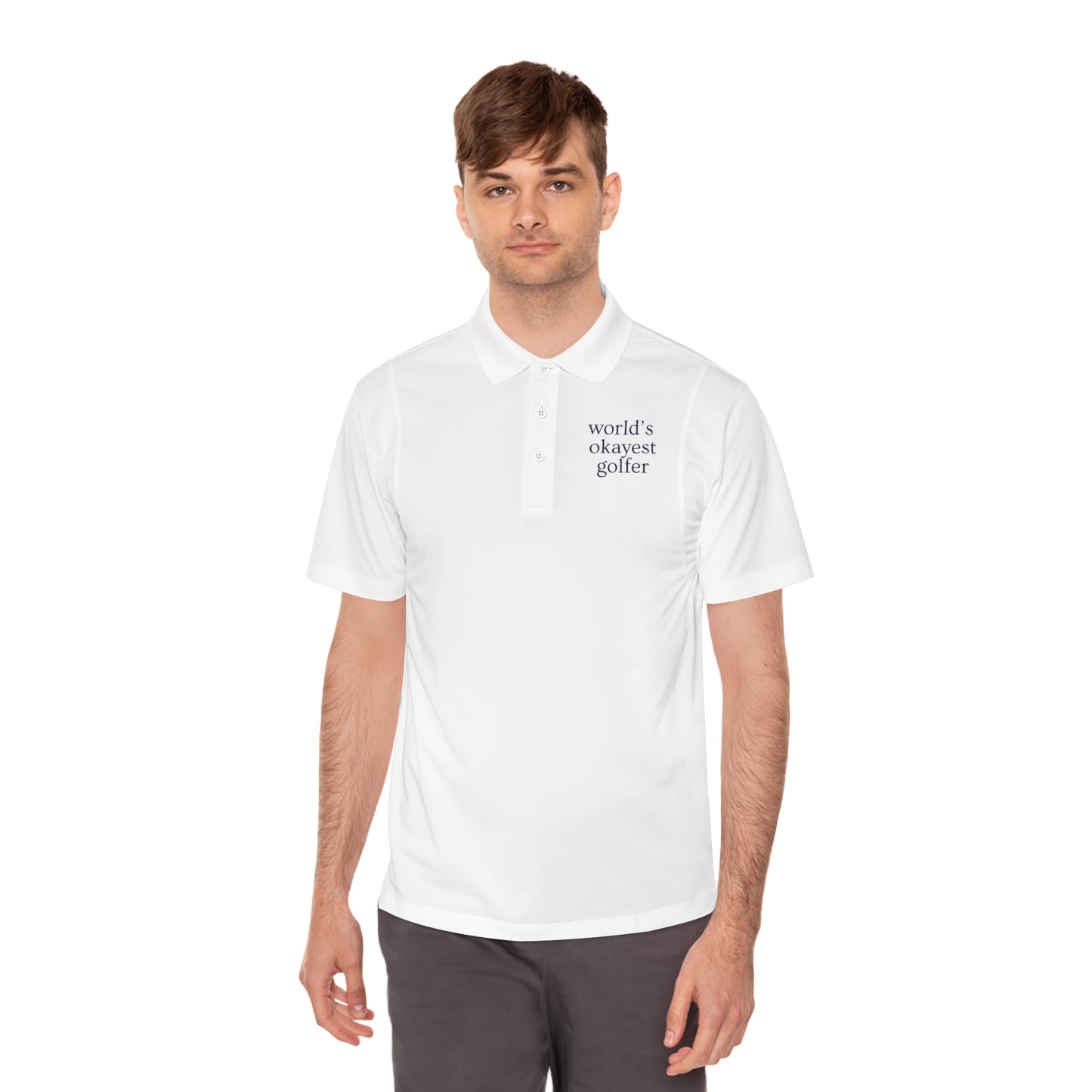 World's Okayest Golfer - Men's Sport Polo Shirt