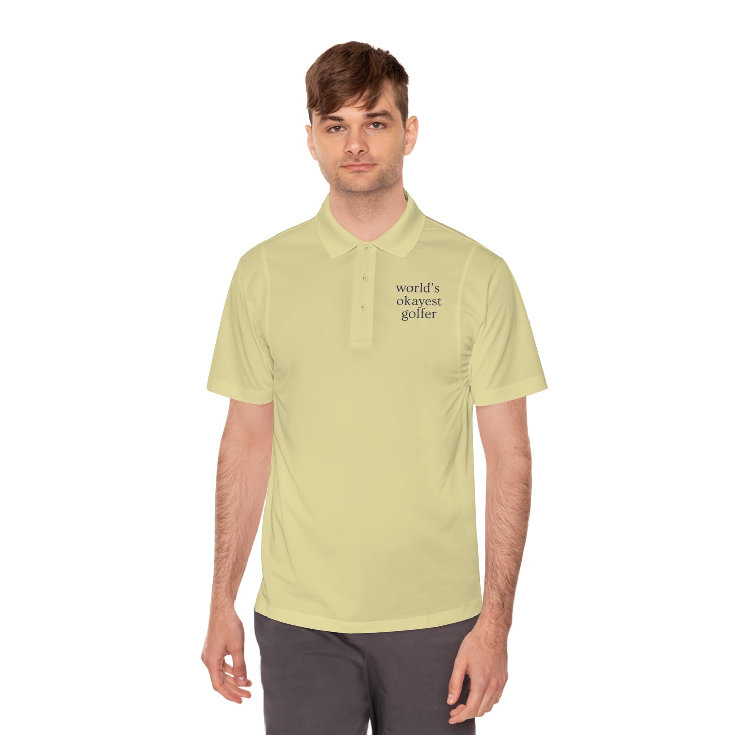 World's Okayest Golfer - Men's Sport Polo Shirt