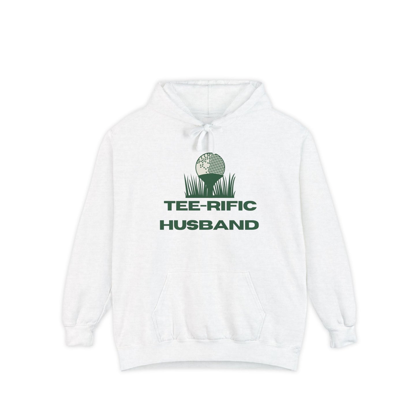 TEERIFIC HUSBAND Garment-Dyed Hoodie