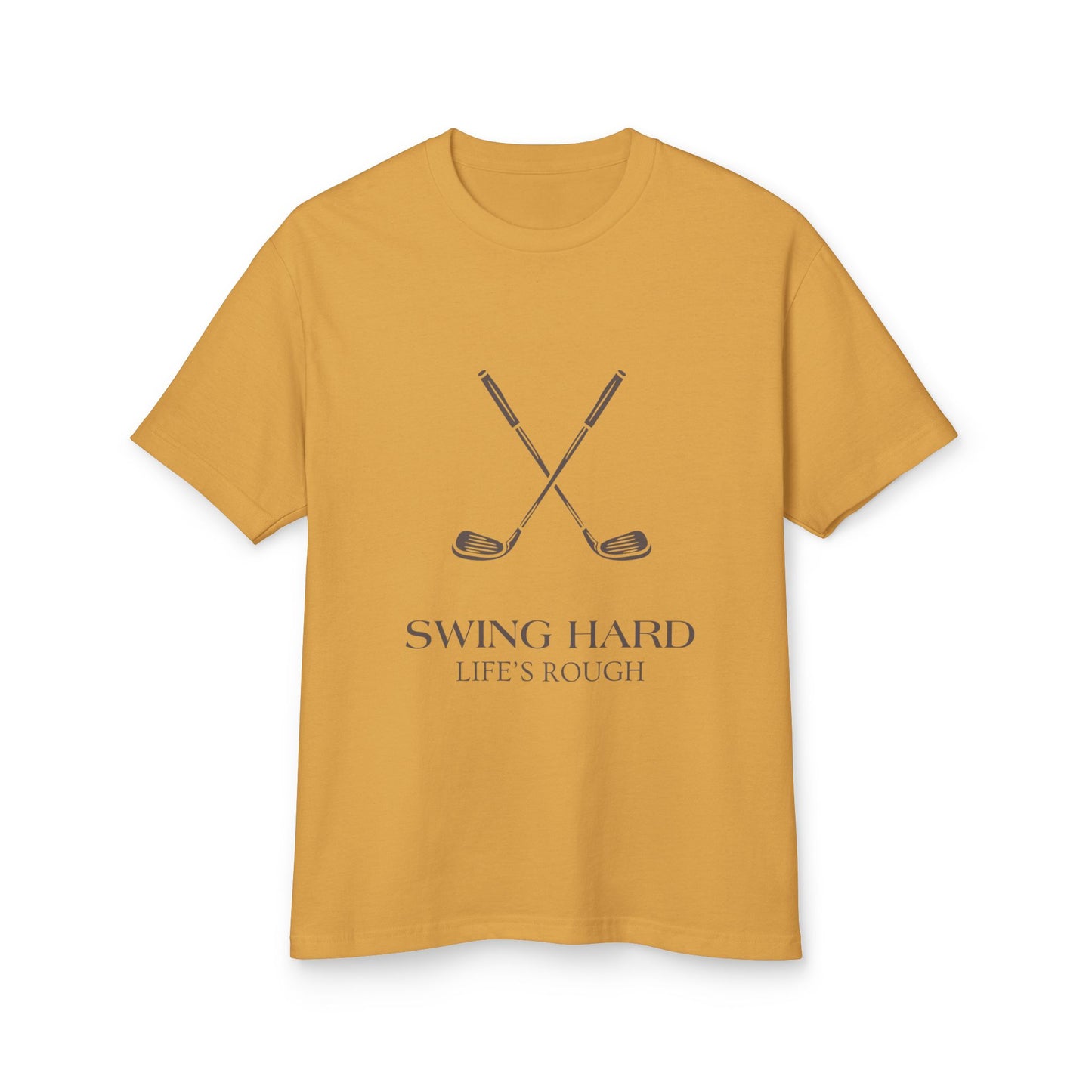 SWING HARD Garment-Dyed Heavyweight Cotton Tee