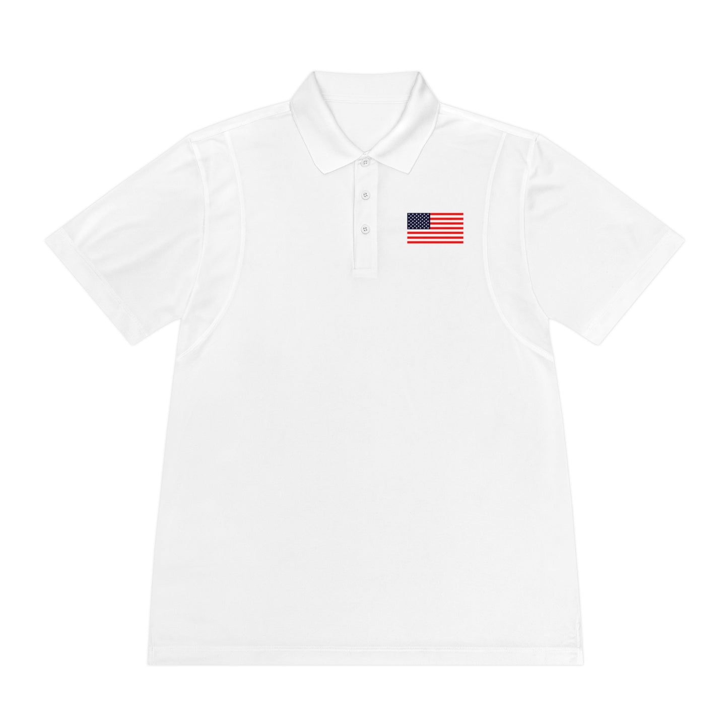 USA Flag Men's Sport Polo Shirt