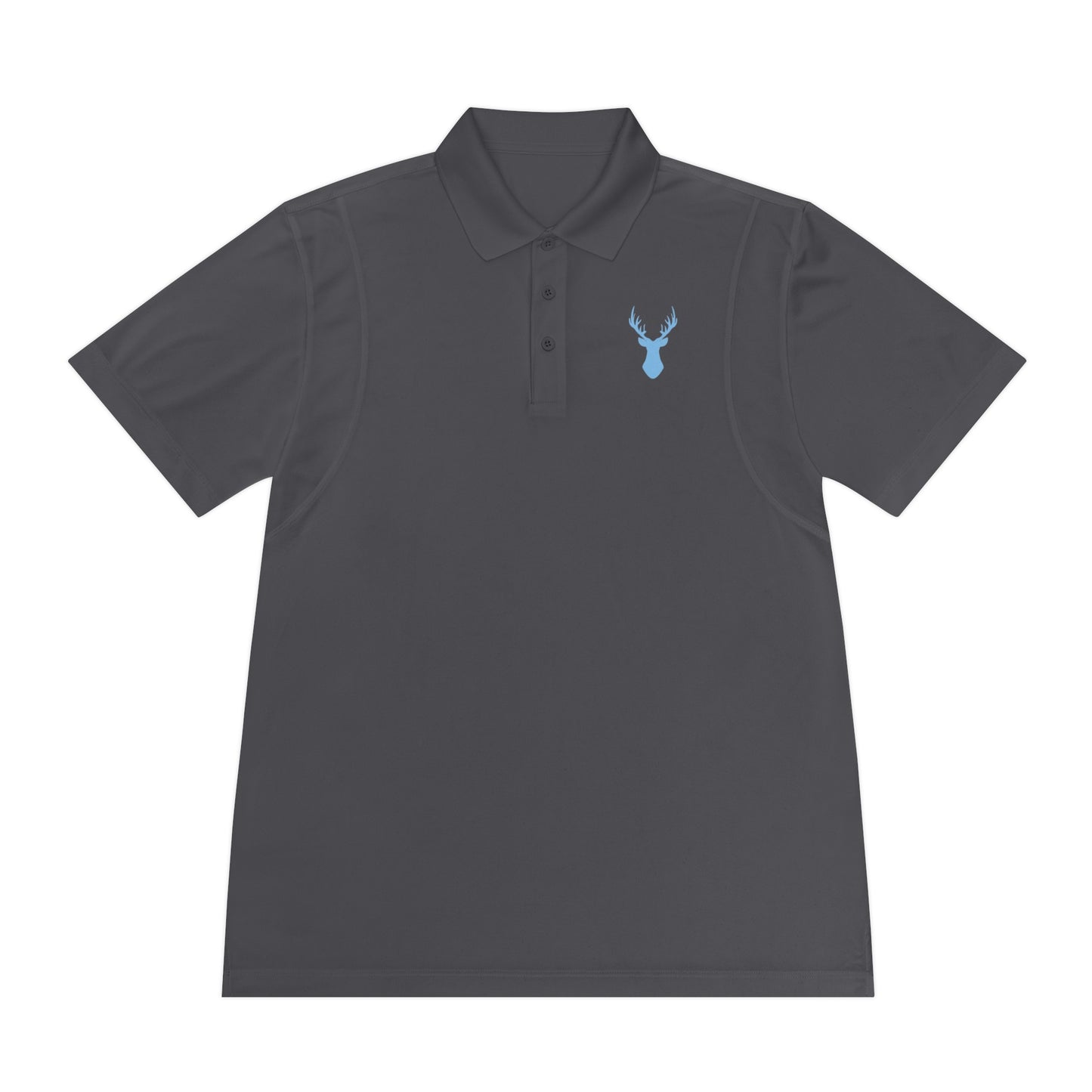 Deer Head Men's Sport Polo Shirt