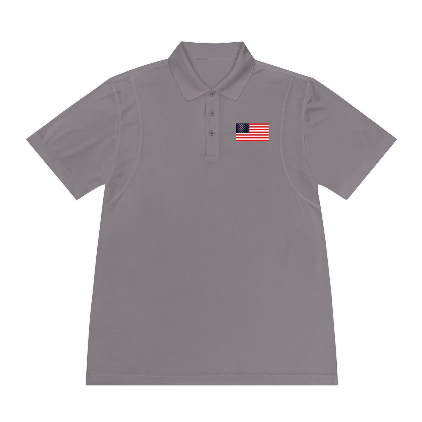 USA Flag Men's Sport Polo Shirt