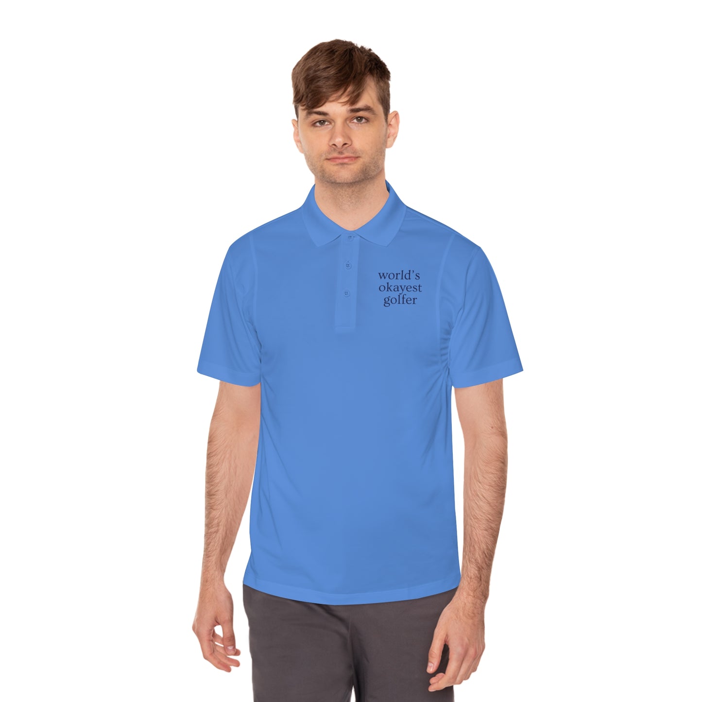 World's Okayest Golfer - Men's Sport Polo Shirt