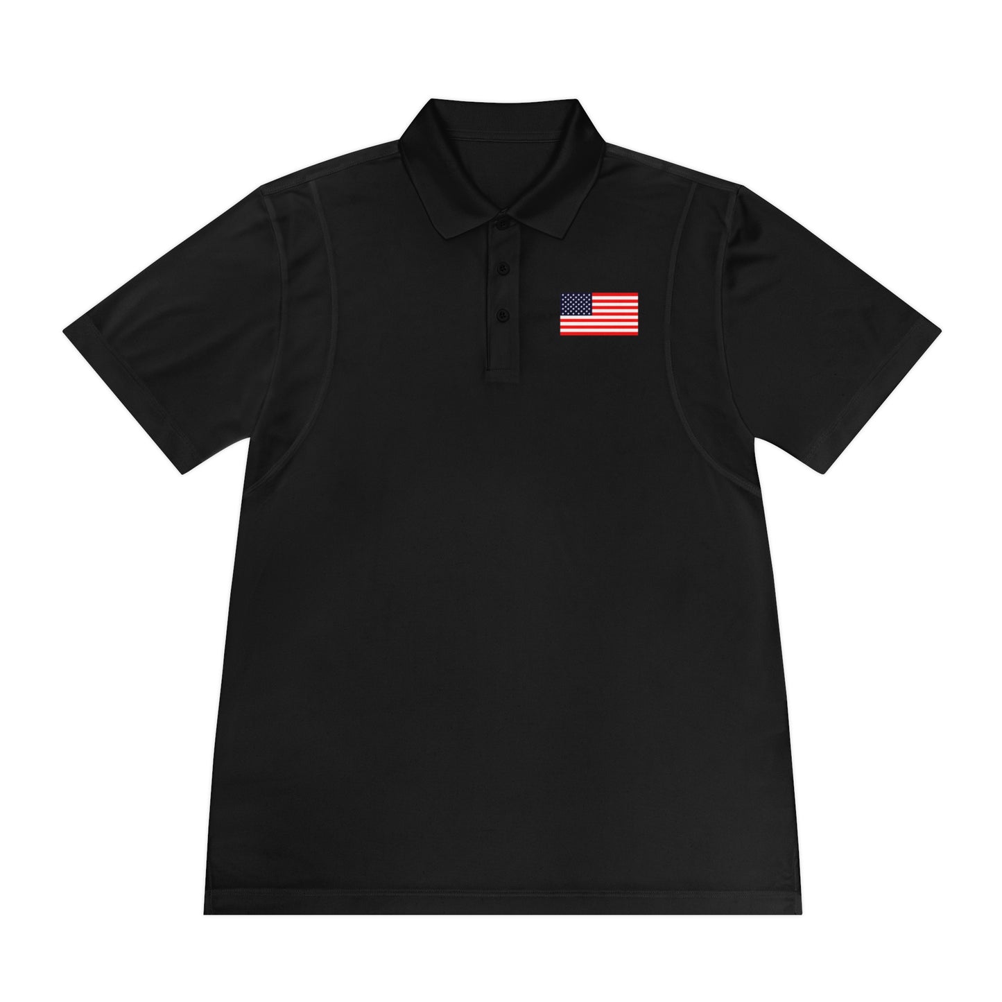 USA Flag Men's Sport Polo Shirt