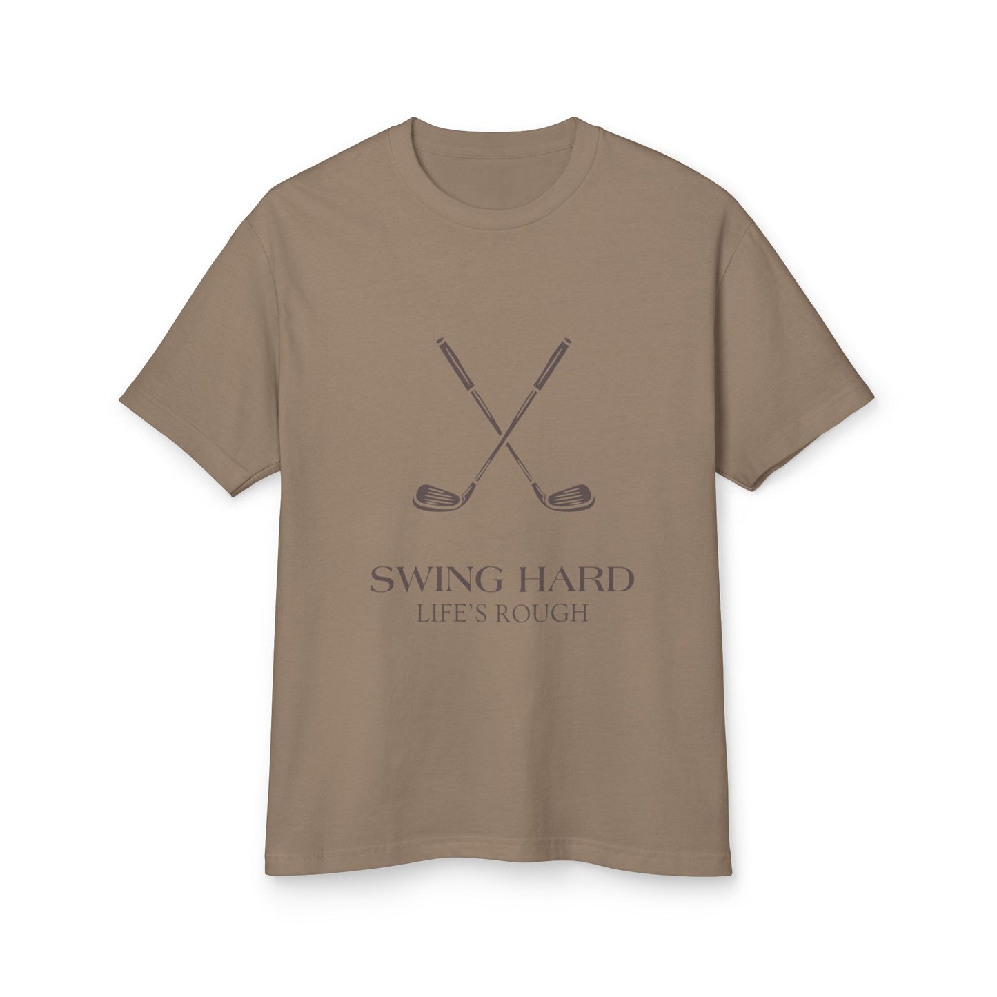 SWING HARD Garment-Dyed Heavyweight Cotton Tee