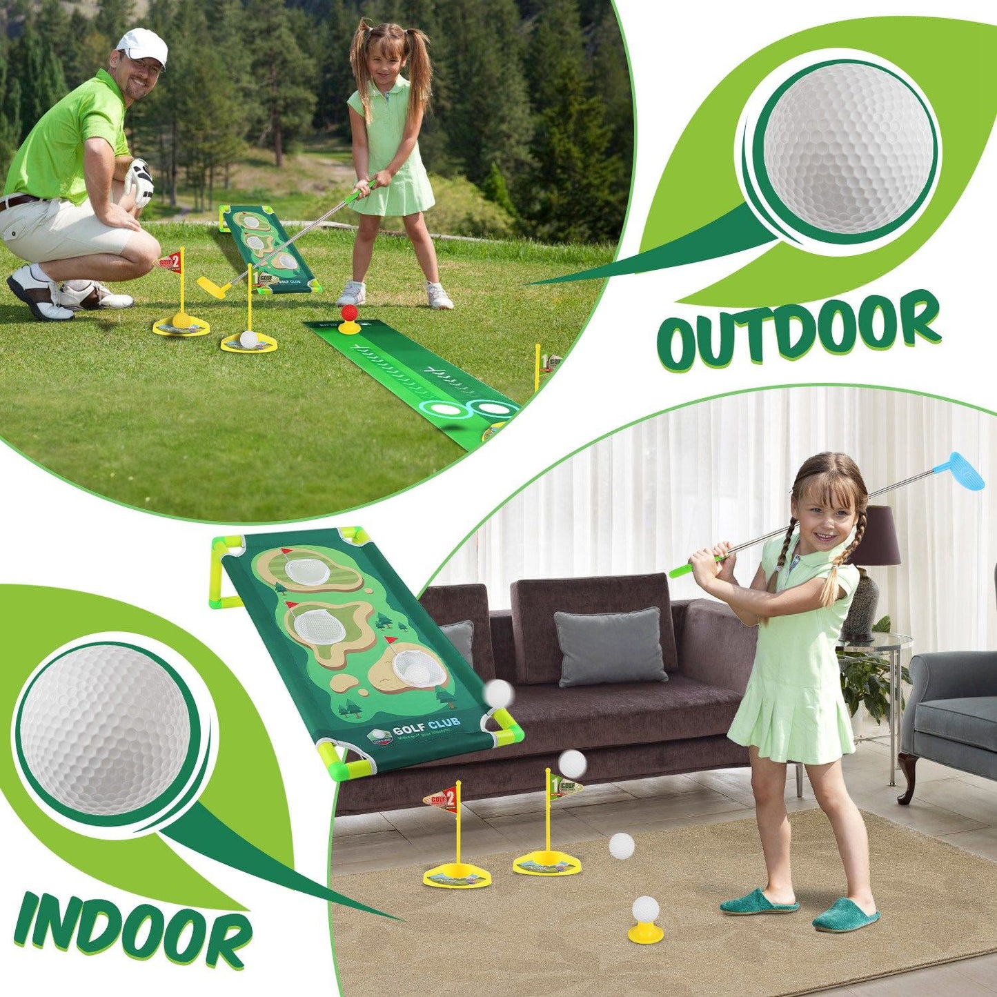 Toddler Golf Club Toy Set