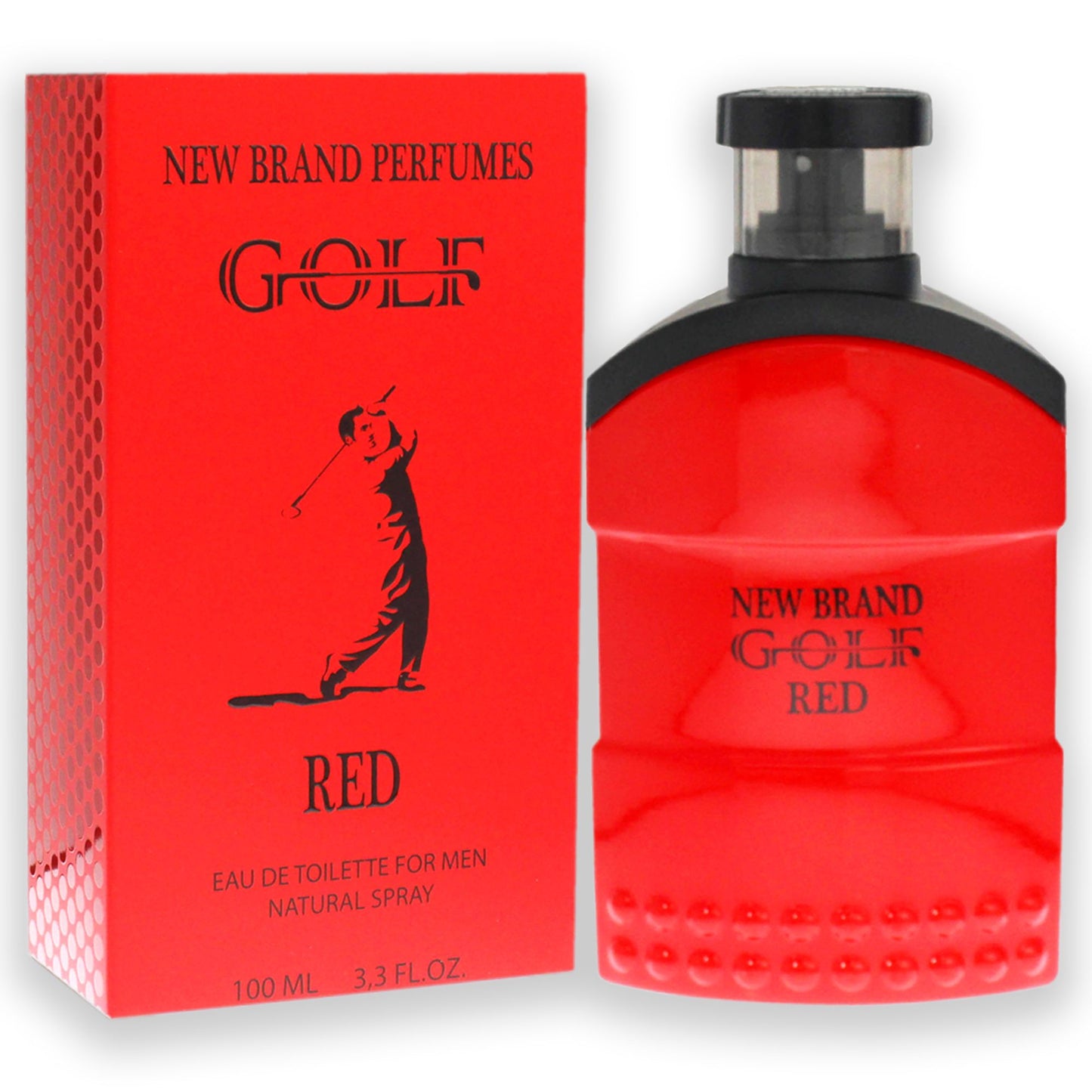 Golf Red by New Brand for Men - 3.3 oz EDT Spray